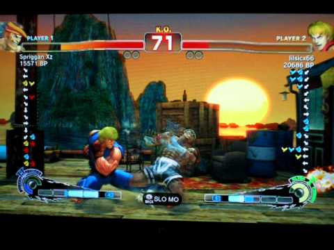 SSF4 - Spriggan Xz *Adon* vs lilsicx66 *Ken* - XBL Ranked Match