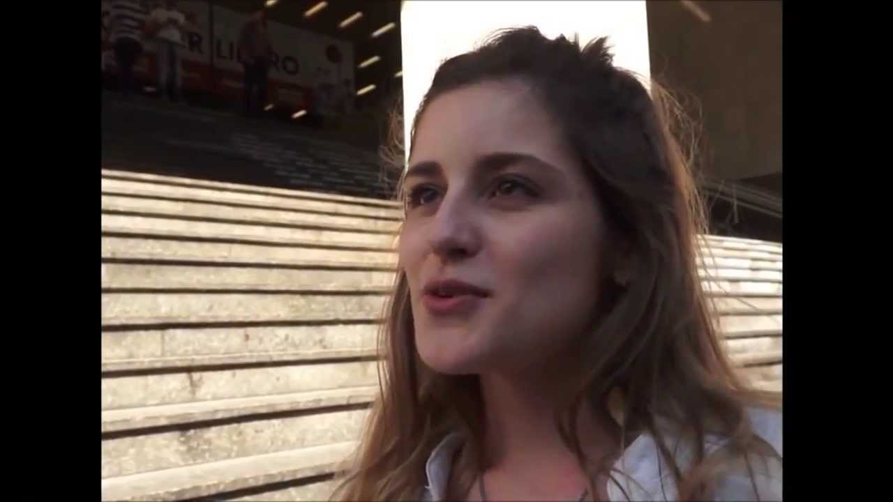 Milena antes e depois da prova do ENEM 2013