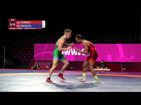 Qual. GR - 72 kg: I. GHANEM (FRA) v. R. FRITSCH (HUN)