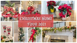 CHRISTMAS HOME TOUR 2021 | COZY TRADITIONAL CHRISTMAS HOME | CHRISTMAS DECOR IDEAS