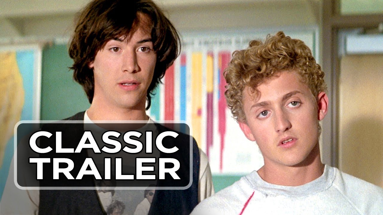 Bill & Ted's Excellent Adventure Official Trailer #1 - Keanu Reeves Movie (1989) HD thumnail