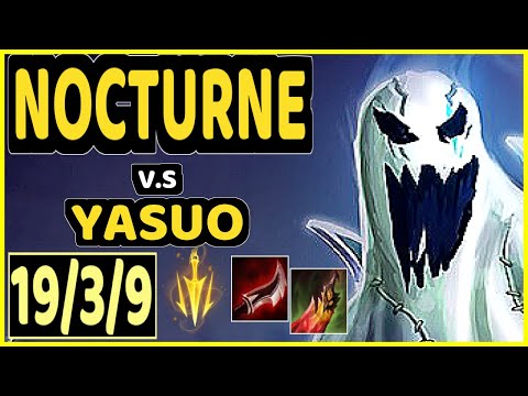 TINOWNS (NOCTURNE) vs YASUO - 19/3/9 KDA MID CHALLENGER GAMEPLAY - BR
