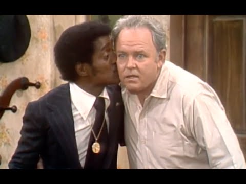 Sammy Davis Jr. Kisses Archie Bunker