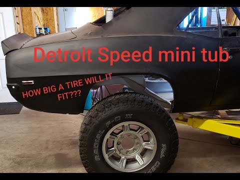 DETROIT SPEED MINI TUBS INSTALLED