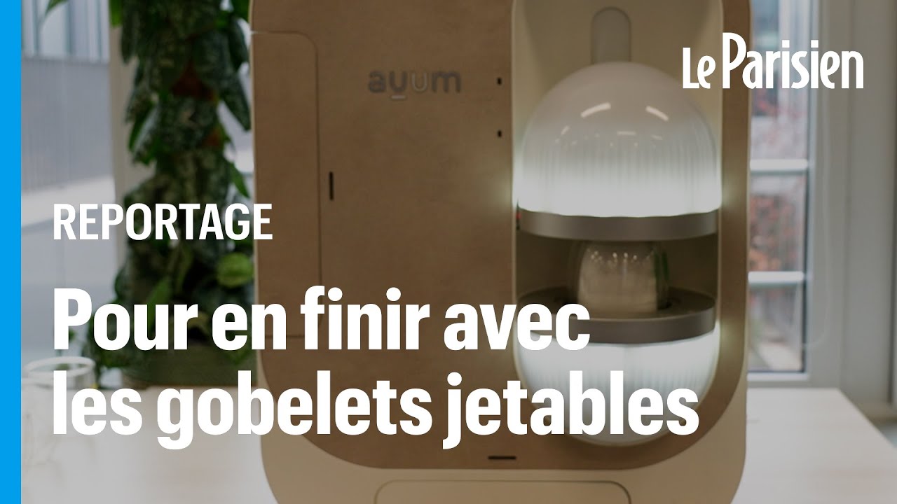 Ces Français inventent une machine qui nettoie les verres avec 2 cl d'eau, pour bannir les gobelets