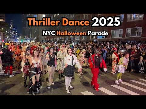 Thriller Dance - Michael Jackson | New York City Halloween Parade 2025