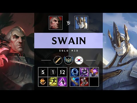 Swain Mid vs Galio - KR Challenger Patch 25.20