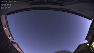All sky camera capture from Mississauga, Ontario, 2024 03 07