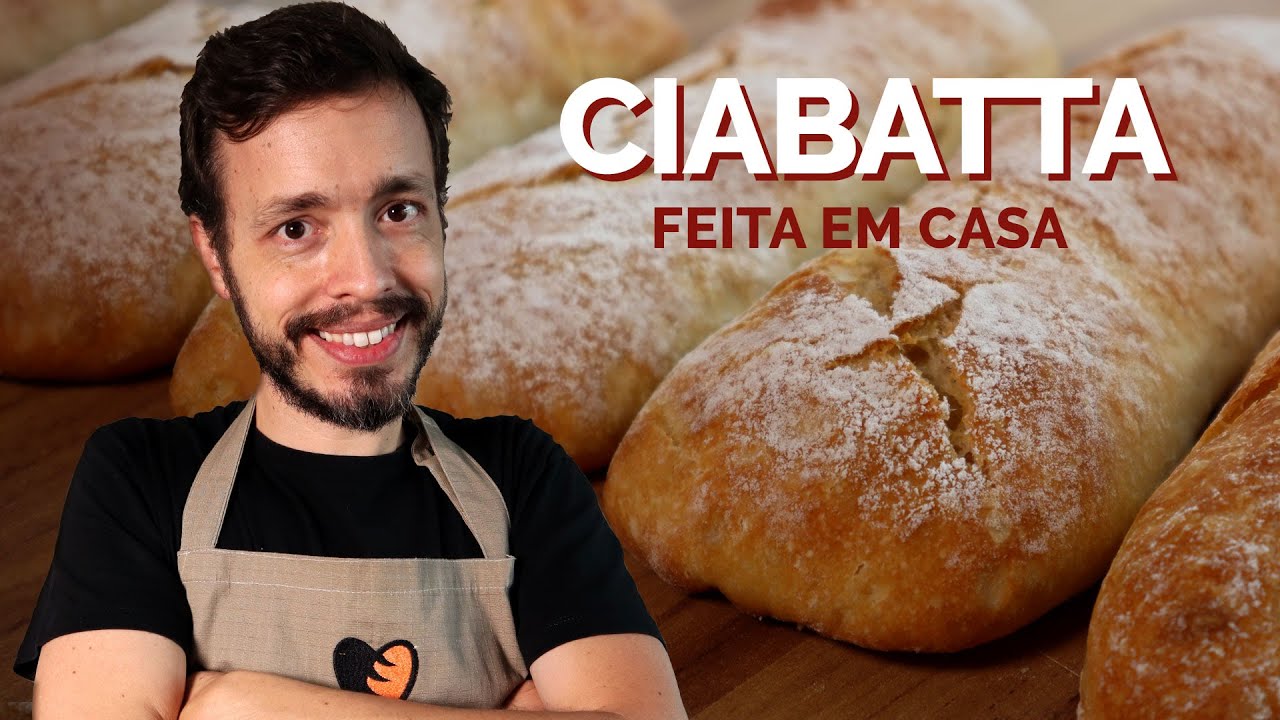 CIABATTA: Receita fácil que não precisa sovar