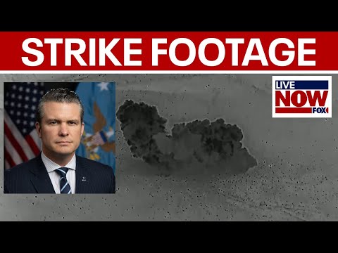 STRIKE FOOTAGE: Moments US fighter jets fired missiles in Syria