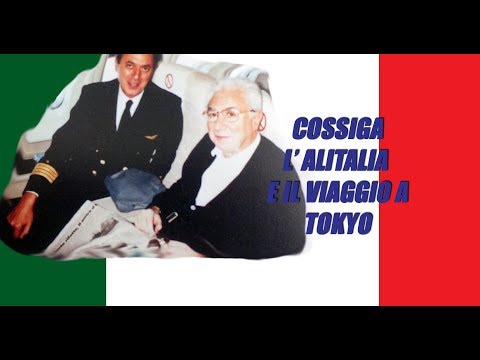 Alitalia 1989 - Francesco Cossiga and the trip to Tokyo