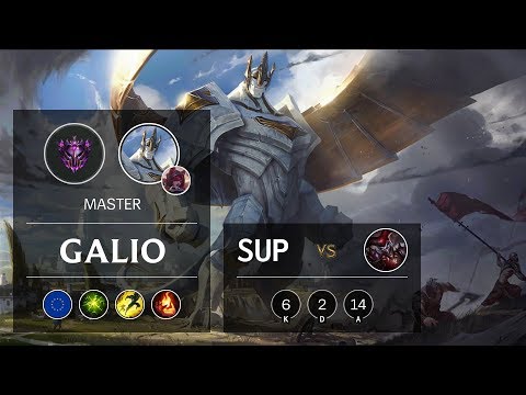 Galio Support vs Shaco - EUW Master Patch 9.20