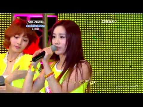 Live HD 720p] 120715   Girl's Day   Twinkle Twinkle   OBS Stage   YouTube