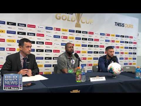 Nahki Wells At Gold Cup Press Conference, June 19 2019