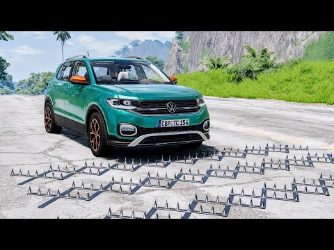 Spike Strip High Speed Crashes #65 – BeamNG Drive | CrashBoomPunk