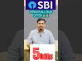 SBI Bank Personal Loan Offer Shortsvideo