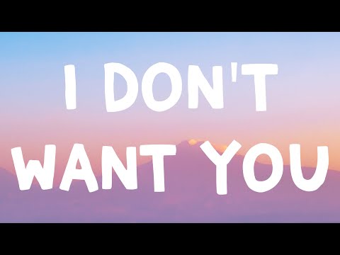 Riton - I Don't Want You (Lyrics) Feat. RAYE