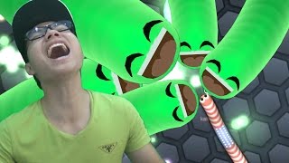 SLITHER.IO | SLITHER IO GAMEPLAY | TRUNG TÔ | (Slitherio Best Moments) ✔