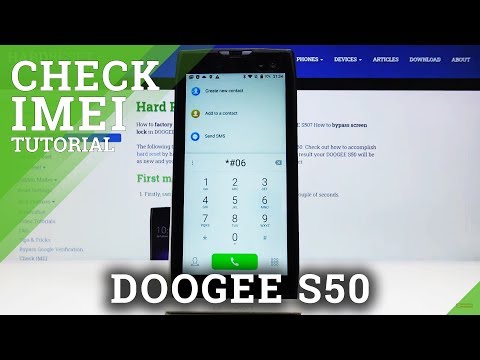 Check IMEI Number in DOOGEE S50 – Locate Serial Number