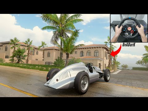 Thumbnail for Auto Union Type D (Audi) ~ Forza Horizon 5 / Steering Wheel Logitech G29 #SHorts by Auto Union