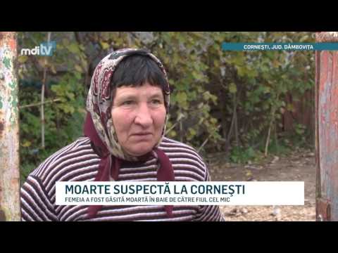 MOARTE SUSPECTA LA CORNESTI