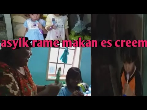 Najib berbagi es creem