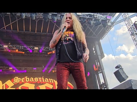 Sebastian Bach (Skid Row) 18 and Life Live Northern Lights Music Fest Escanaba Michigan July 21 2023