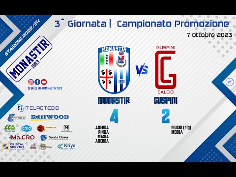 07/10/2023 Monastir - Guspini (Gol e Highlights)