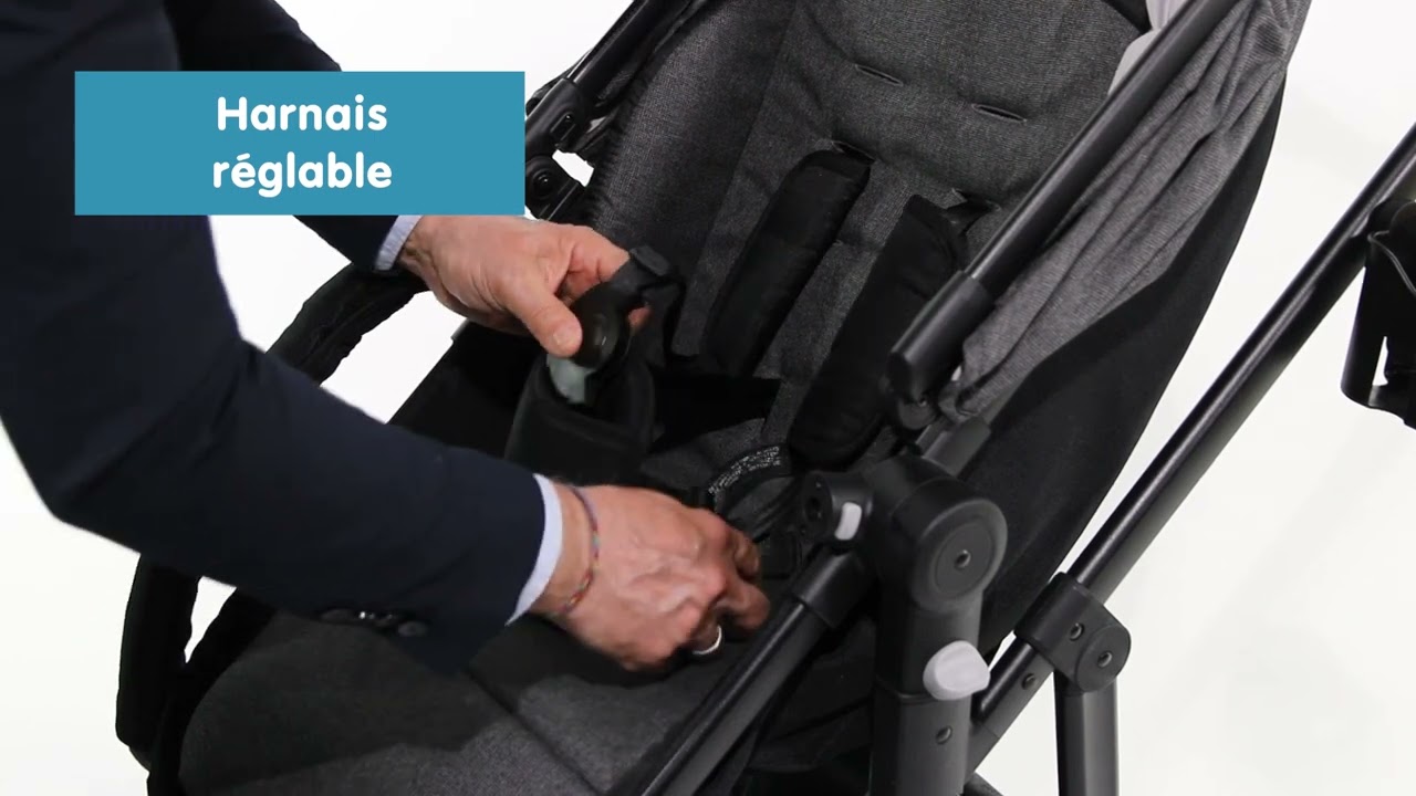 Poussette combinée 3 en 1 ROMY + Siège auto BEONE (Grp 0+) 4 étoiles ADAC