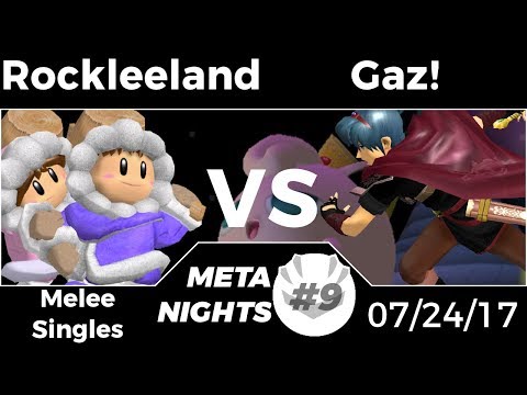 Meta Nights Melee #9 - Rockleeland (ICs) vs. Gaz! (Marth)