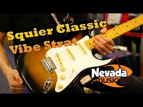 Squier Classic Vibe '50s Sunburst Strat Demo at PMTVUK