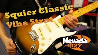 Fender SQUIER CLASSIC VIBE 50s STRATOCASTER MN - відео 2