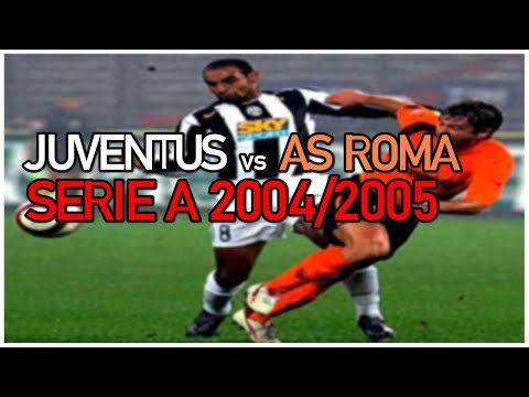 Juventus vs AS Roma (Italy Serie A 2004/2005)