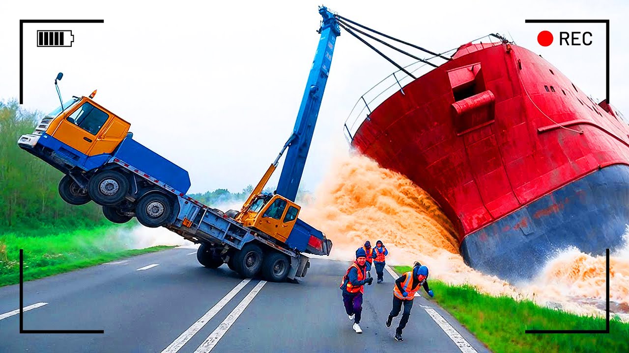 لحظات مجنونة! عمال يرتكبون كوارث ستجعلك تضحك وتندهش في نفس الوقت!