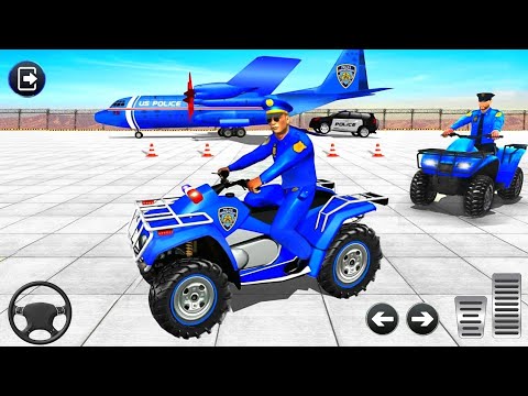 Police ATV and SUV Transport Simulator - Car and Plane Drive - Android Gameplay
