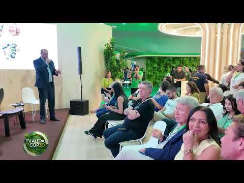 Painel estande Alepa - Carta contributiva e Projeto Santa Catarina na COP (11.11.2025)