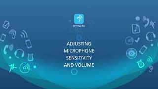 Microphone sensitivity & volume