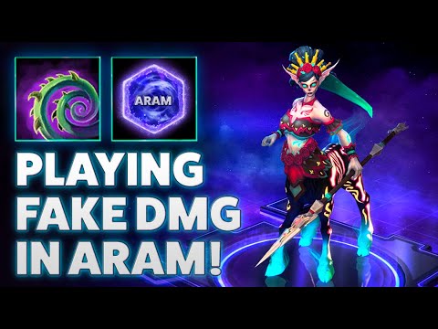 ARAM SILVER CITY - PLAYING FAKE DAMAGE IN ARAM!