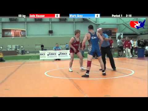 Jade Rauser vs. Mark Grey at 2013 ASICS University Nationals - FS