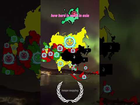 how hard is math in asia #mapping #mapper #map #shorts #geographythroughmaps #history #geography