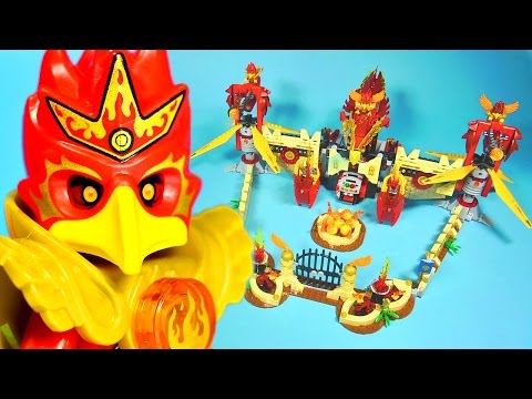 Vidéo LEGO Chima 70146 : Le temple du Phoenix de Feu