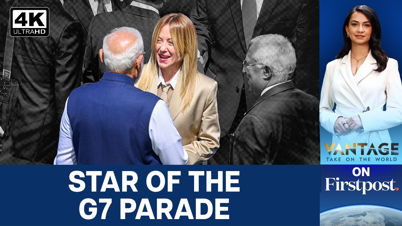 Giorgia Meloni (Again) Steals The Show At G7 | Vantage on Firstpost