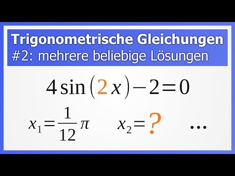 Solving trigonometric equations #2: Calculating multiple solutions | How to Math