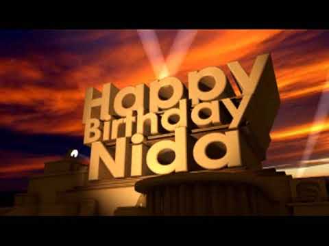 Happy Birthday Nida