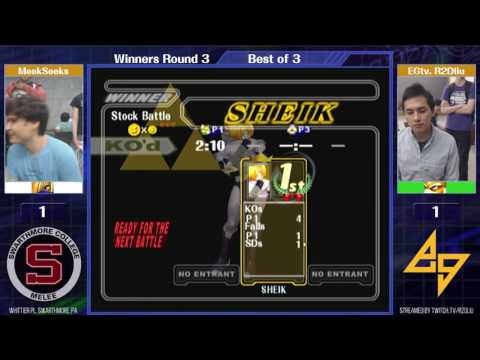 Event Match 16: Meeseeks (Sheik) vs R2DLiu (Fox) - Winners Round 3