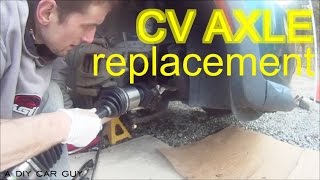 How to Replace MINI Cooper CV Axle - Passenger Side - Manual Transmission