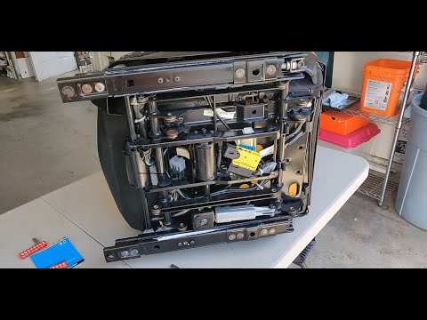 How to Fix BMW Z3 Rocking Sliding Seat in Under Five Minutes Bushing Rails Bushes Replace