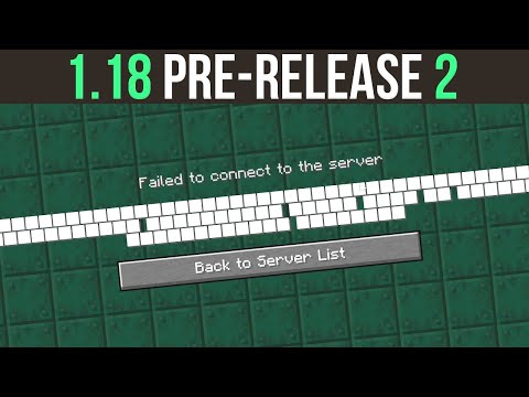 Minecraft 1.18 Pre-Release 2 - IP Address Leak & Java 17