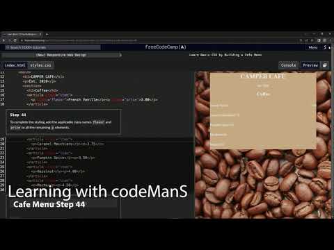 Learn Basic CSS by Building a Cafe Menu - Step 44