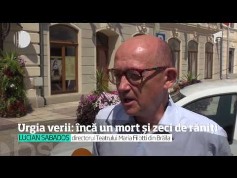 Urgie la Brăila, unde nu mai puţin de 500 de copaci au distrus oraşul